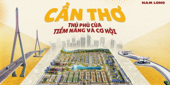 Bán nền thổ cư đối diện công viên gần trường học, khu Nam Long II, Cái Răng