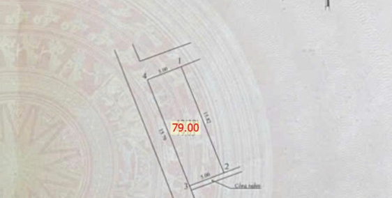 Báo Nhanh 79m2 Hai Mặt tiền Tại Khu Phân Lô Đường Ỷ Lan, Đặng XÁ