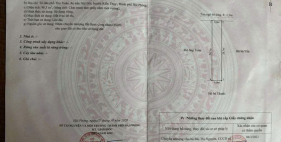 Trung tâm Núi Đối – 98.5m² giá rẻ 1x triệu/m²  ZALO 0567 222 555