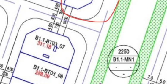 CC gửi bán biệt thự lô góc KDT Thanh Hà đường 46m diện tích 227,5m2 giá đầu tư