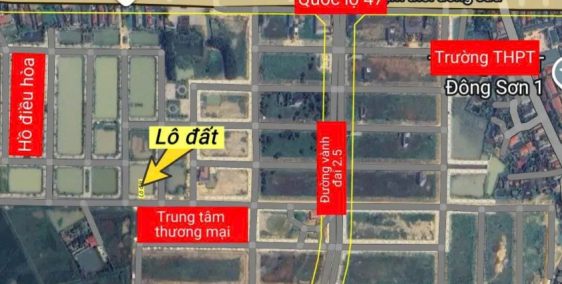 Siêu rẻ! MB1879 Đại đô thị TP Thanh Hóa lô 100m2 giá chỉ 1,6x tỷ đường liên xã r