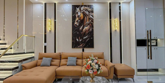 Bán Nhà 1 trệt 2 lầu mới đẹp tại trục chính lộ số 65 D1  KDC Hồng Loan