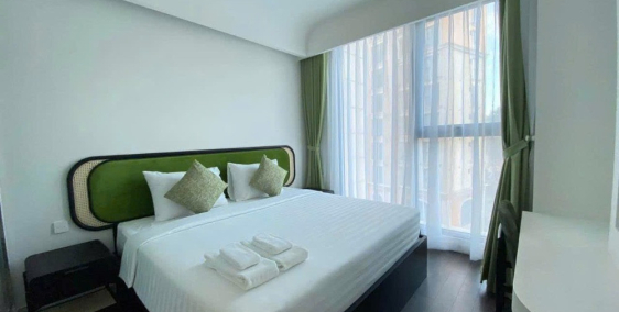 Bán gấp căn 2 ngủ góc - 66m2 - view hoàng hôn và pháo hoa