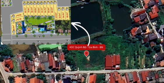 KDC Thôn Quỳnh Bội - Xã Gia Bình - T Bắc Ninh Gần Sân Bay Gia Bình