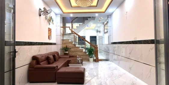 HXH đường Lê Văn Quới, 55m2, 4 tầng BTCT, 4PN, khu dân cư đồng bộ, Chỉ 6.9 tỷ