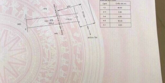 THỔ CƯ THỊ TRẤN TÂN TRỤ. Đất ODT 8x50m - Giá: 3,1tỷ TL. Shr cc liền